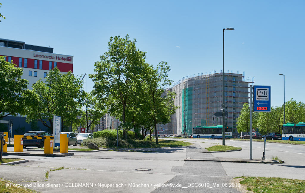 08.05.2018 - Baustelle CARL-WERY-STRASSE in Neuperlach