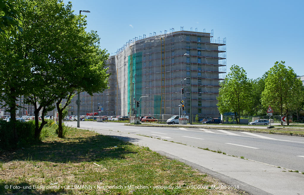 08.05.2018 - Baustelle CARL-WERY-STRASSE in Neuperlach