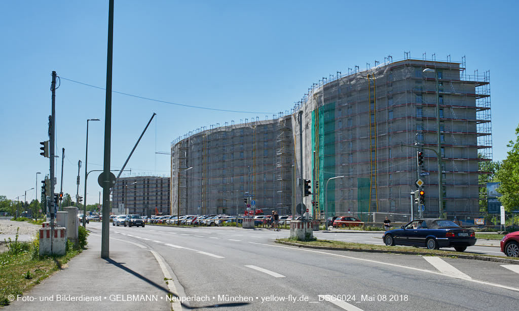 08.05.2018 - Baustelle CARL-WERY-STRASSE in Neuperlach
