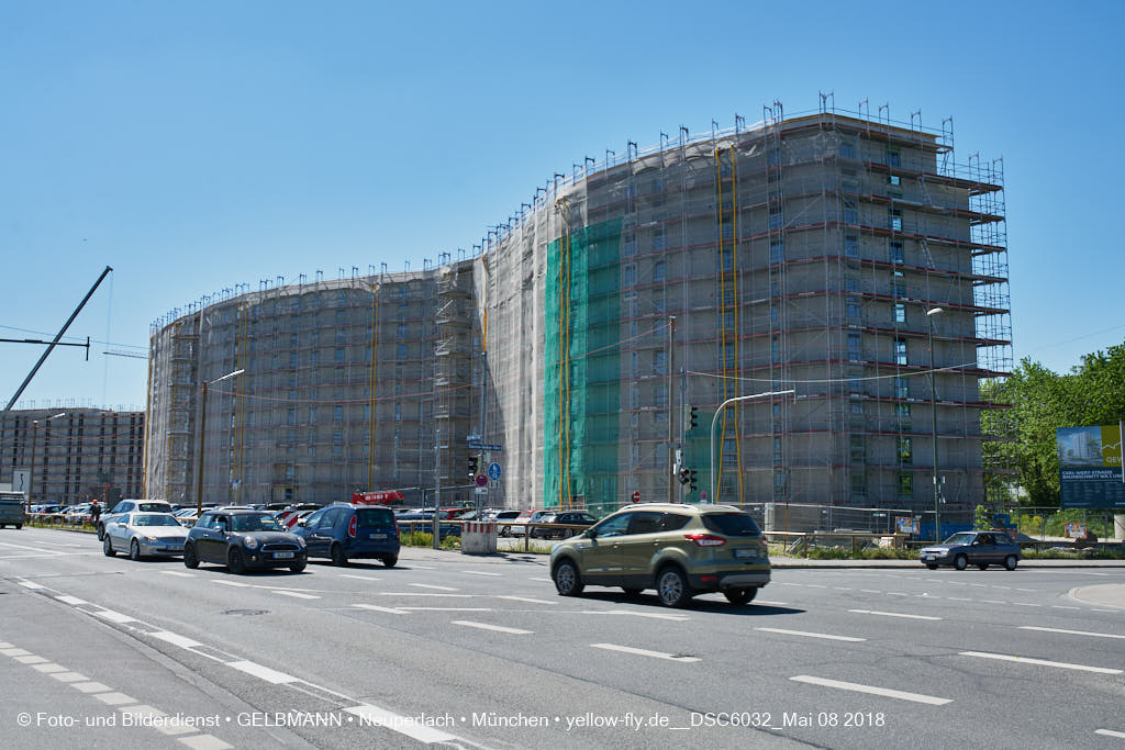 08.05.2018 - Baustelle CARL-WERY-STRASSE in Neuperlach