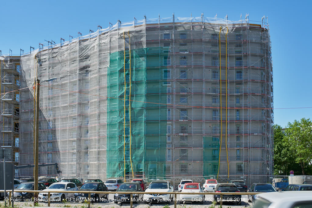 08.05.2018 - Baustelle CARL-WERY-STRASSE in Neuperlach