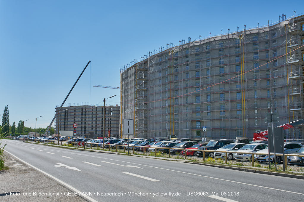 08.05.2018 - Baustelle CARL-WERY-STRASSE in Neuperlach