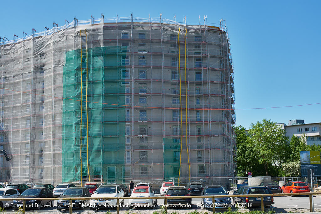 08.05.2018 - Baustelle CARL-WERY-STRASSE in Neuperlach