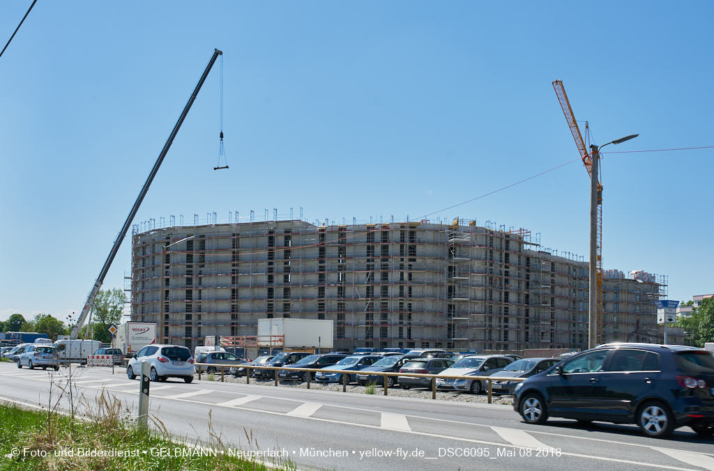 08.05.2018 - Baustelle CARL-WERY-STRASSE in Neuperlach