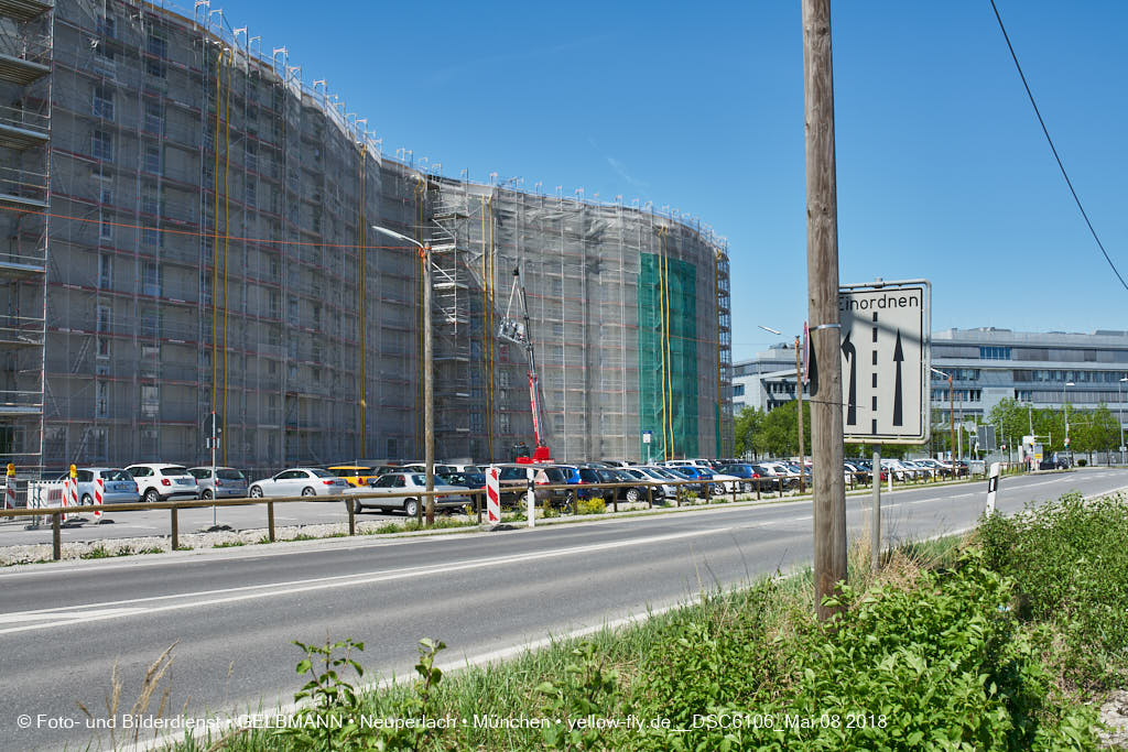 08.05.2018 - Baustelle CARL-WERY-STRASSE in Neuperlach
