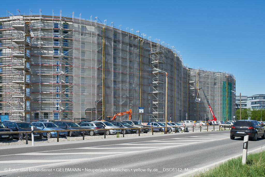 08.05.2018 - Baustelle CARL-WERY-STRASSE in Neuperlach