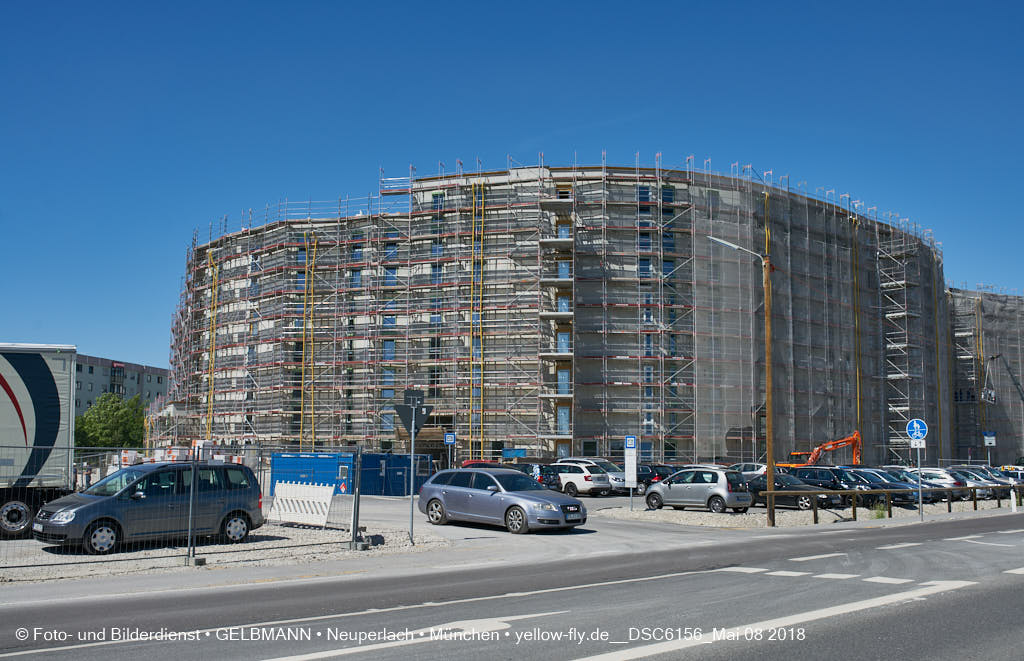 08.05.2018 - Baustelle CARL-WERY-STRASSE in Neuperlach