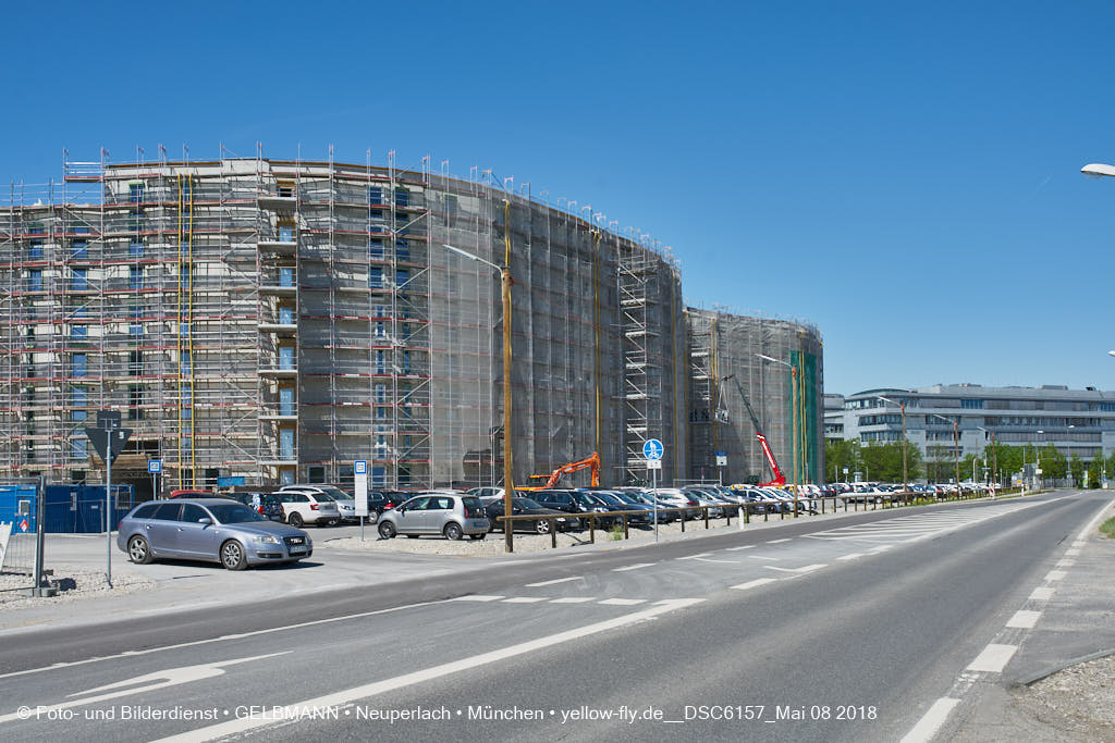08.05.2018 - Baustelle CARL-WERY-STRASSE in Neuperlach