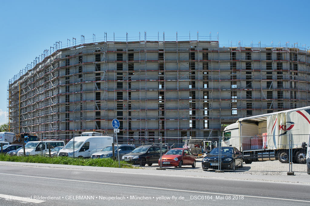 08.05.2018 - Baustelle CARL-WERY-STRASSE in Neuperlach