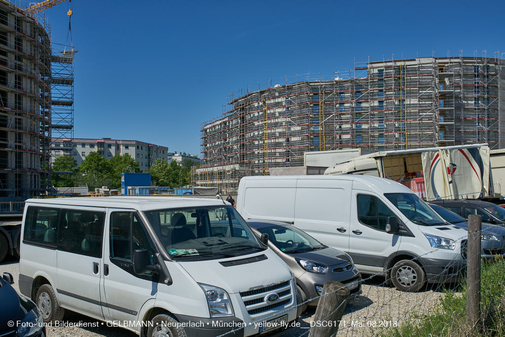 08.05.2018 - Baustelle CARL-WERY-STRASSE in Neuperlach