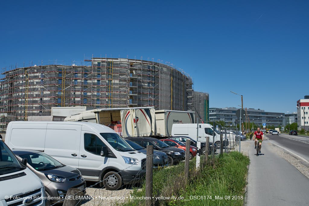 08.05.2018 - Baustelle CARL-WERY-STRASSE in Neuperlach