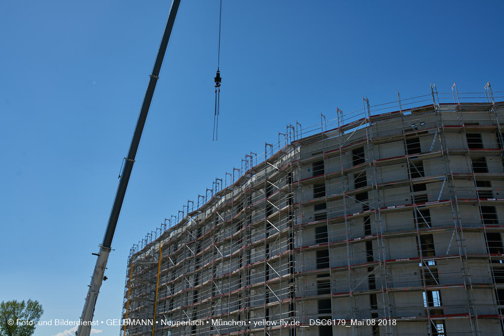 08.05.2018 - Baustelle CARL-WERY-STRASSE in Neuperlach