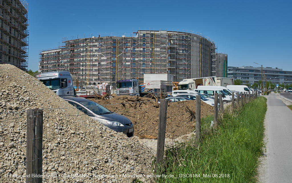 08.05.2018 - Baustelle CARL-WERY-STRASSE in Neuperlach