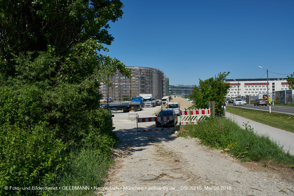 08.05.2018 - Baustelle CARL-WERY-STRASSE in Neuperlach