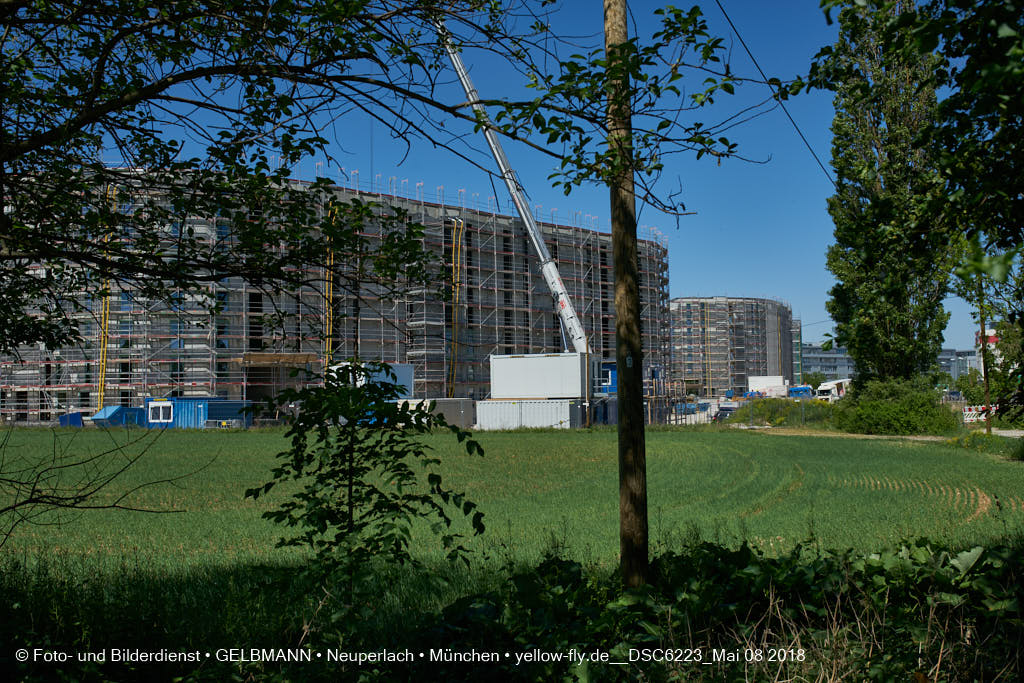 08.05.2018 - Baustelle CARL-WERY-STRASSE in Neuperlach