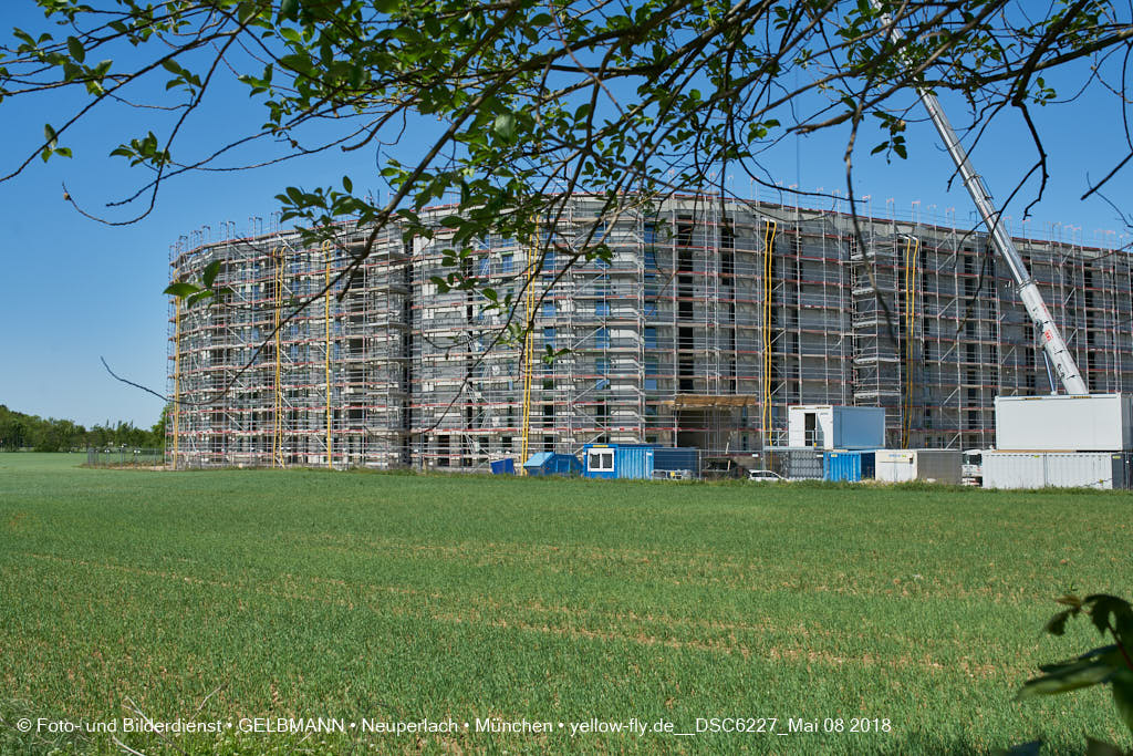 08.05.2018 - Baustelle CARL-WERY-STRASSE in Neuperlach