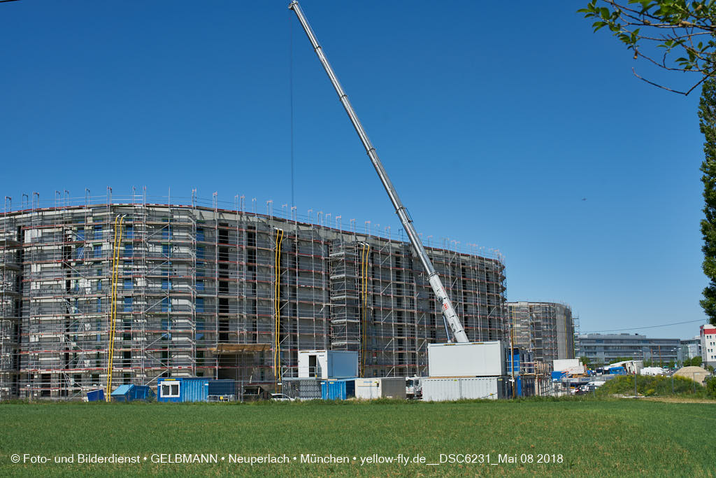 08.05.2018 - Baustelle CARL-WERY-STRASSE in Neuperlach