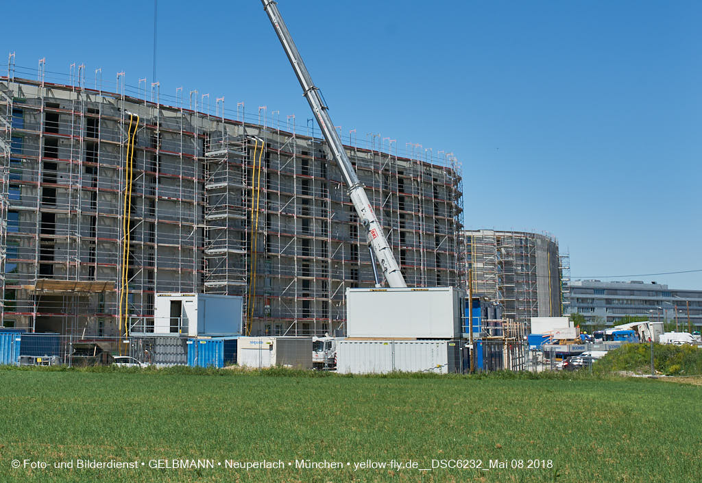 08.05.2018 - Baustelle CARL-WERY-STRASSE in Neuperlach
