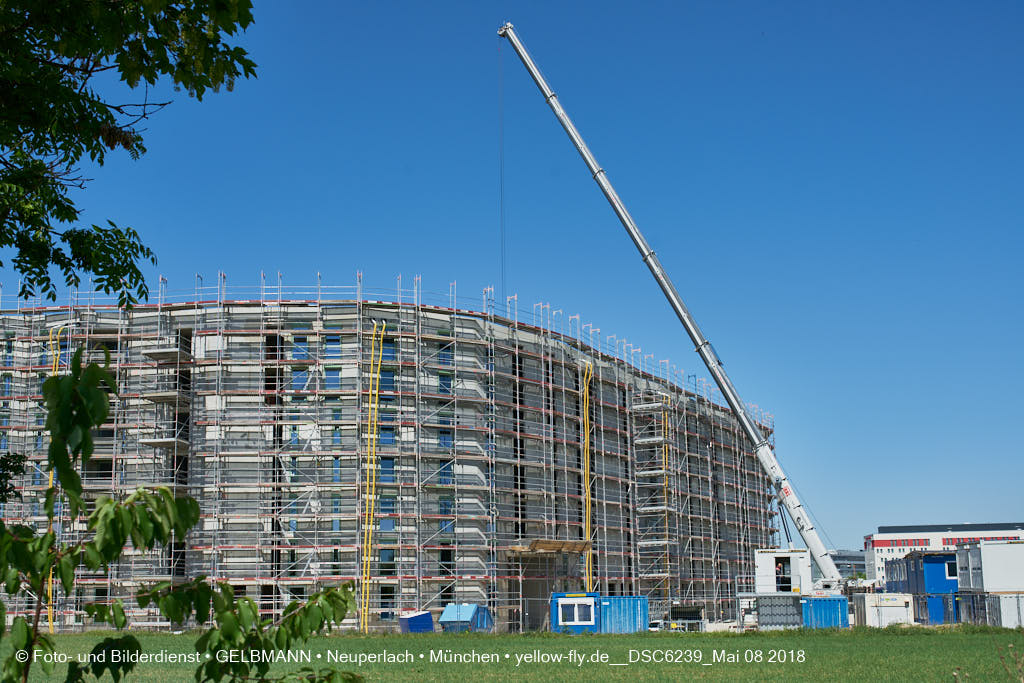 08.05.2018 - Baustelle CARL-WERY-STRASSE in Neuperlach