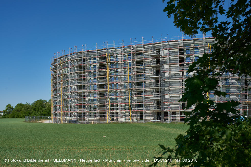08.05.2018 - Baustelle CARL-WERY-STRASSE in Neuperlach