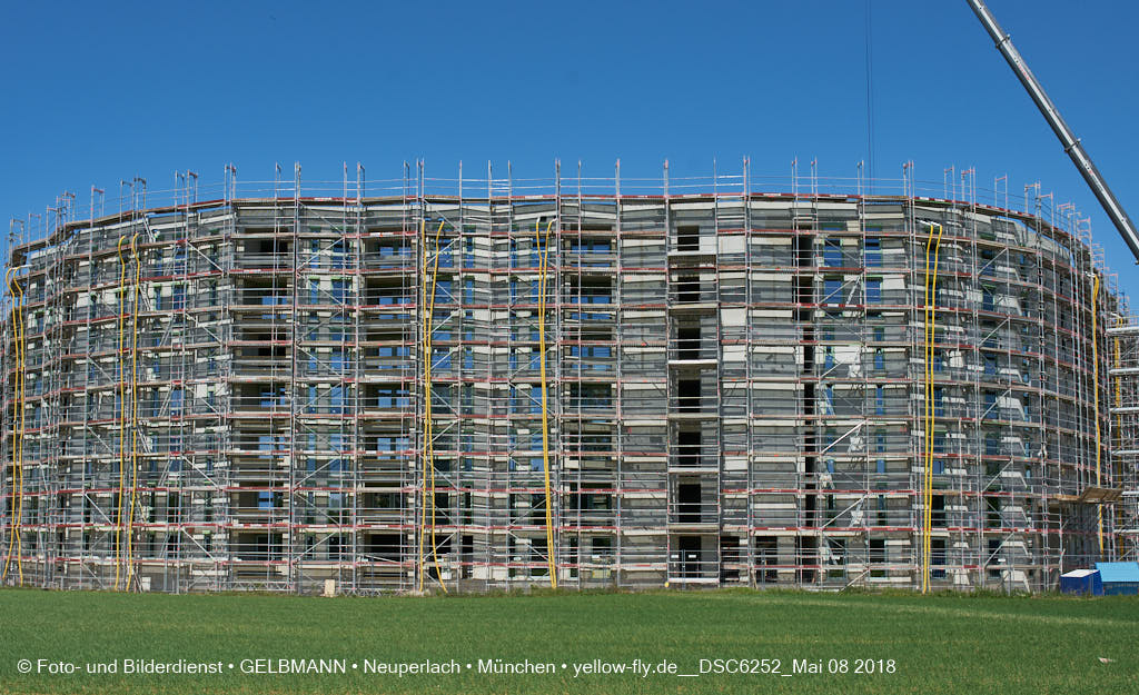 08.05.2018 - Baustelle CARL-WERY-STRASSE in Neuperlach