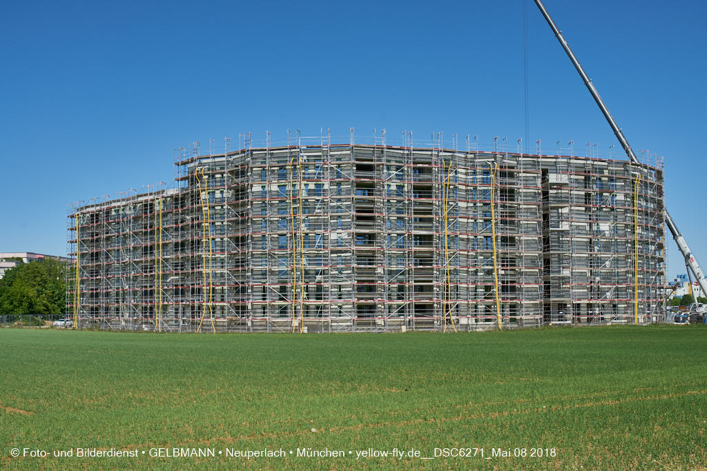 08.05.2018 - Baustelle CARL-WERY-STRASSE in Neuperlach