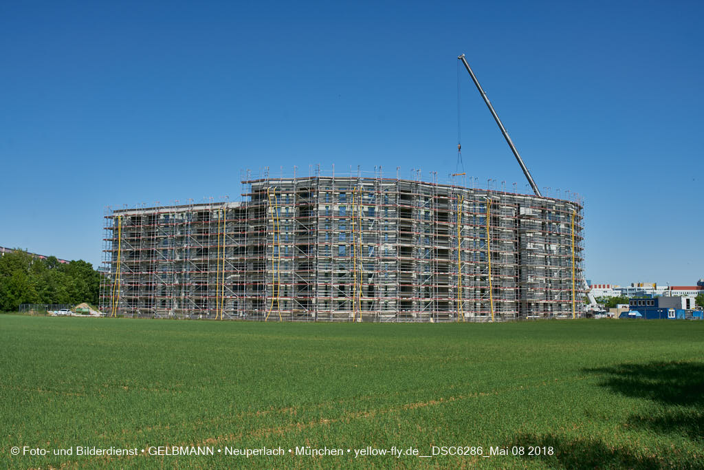 08.05.2018 - Baustelle CARL-WERY-STRASSE in Neuperlach