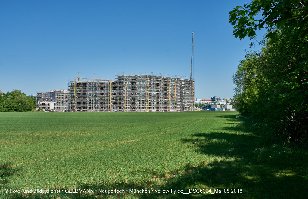 08.05.2018 - Baustelle CARL-WERY-STRASSE in Neuperlach