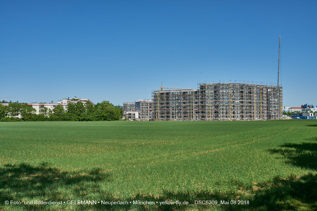 08.05.2018 - Baustelle CARL-WERY-STRASSE in Neuperlach