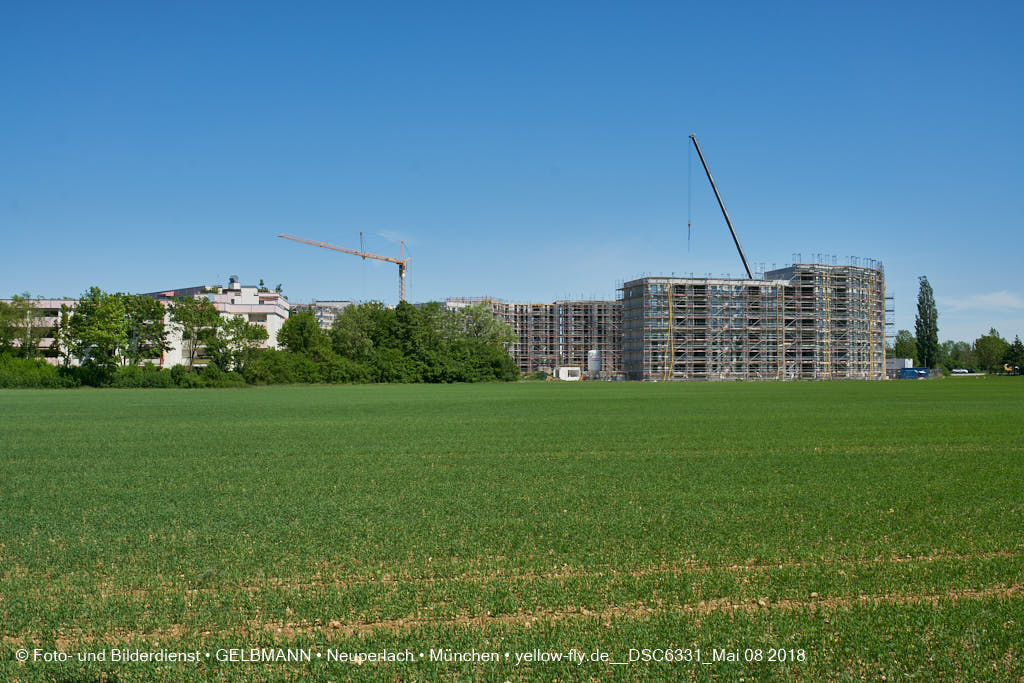 08.05.2018 - Baustelle CARL-WERY-STRASSE in Neuperlach
