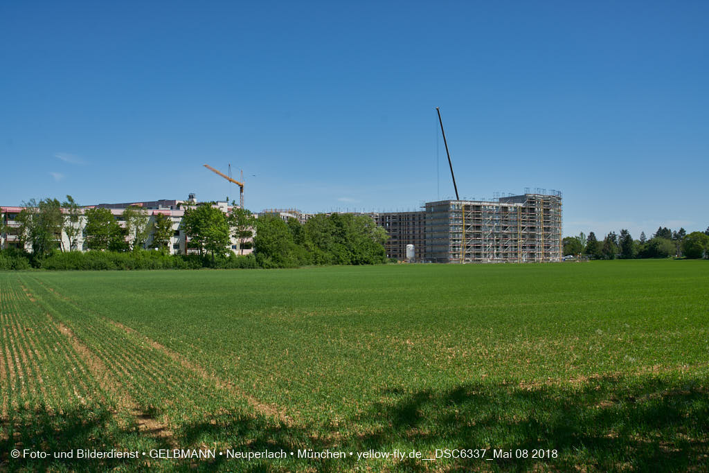 08.05.2018 - Baustelle CARL-WERY-STRASSE in Neuperlach