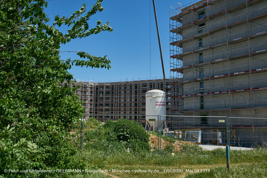 08.05.2018 - Baustelle CARL-WERY-STRASSE in Neuperlach