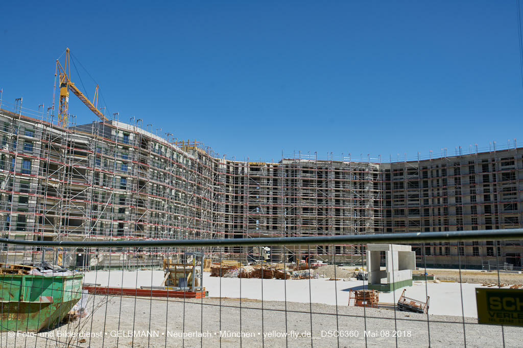 08.05.2018 - Baustelle CARL-WERY-STRASSE in Neuperlach