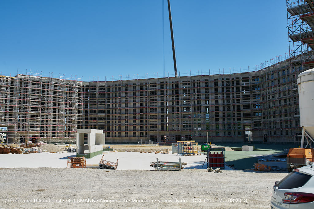 08.05.2018 - Baustelle CARL-WERY-STRASSE in Neuperlach