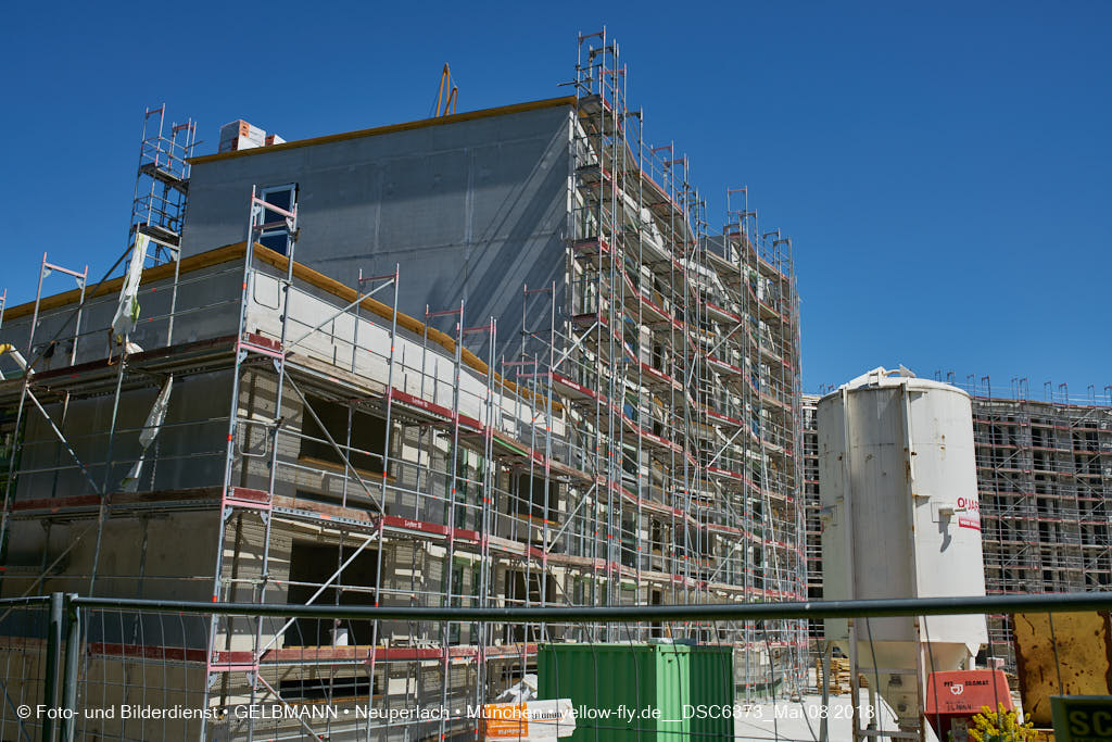 08.05.2018 - Baustelle CARL-WERY-STRASSE in Neuperlach