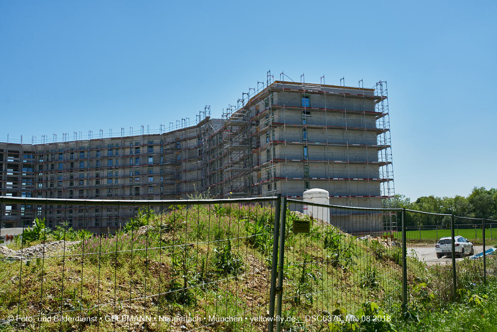 08.05.2018 - Baustelle CARL-WERY-STRASSE in Neuperlach