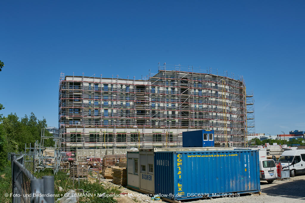 08.05.2018 - Baustelle CARL-WERY-STRASSE in Neuperlach