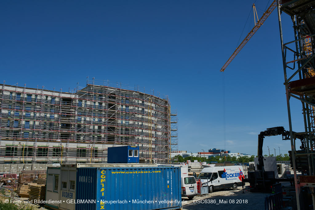 08.05.2018 - Baustelle CARL-WERY-STRASSE in Neuperlach