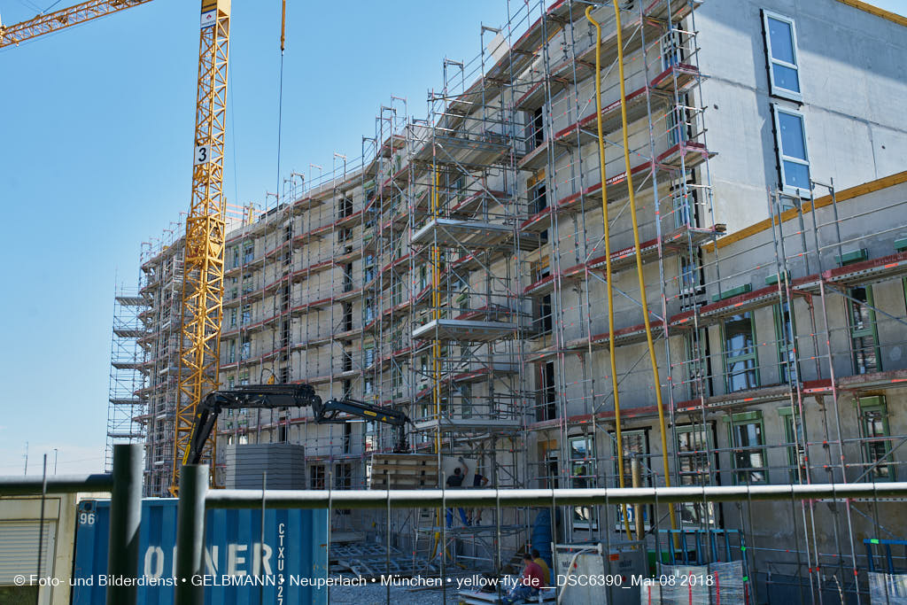 08.05.2018 - Baustelle CARL-WERY-STRASSE in Neuperlach