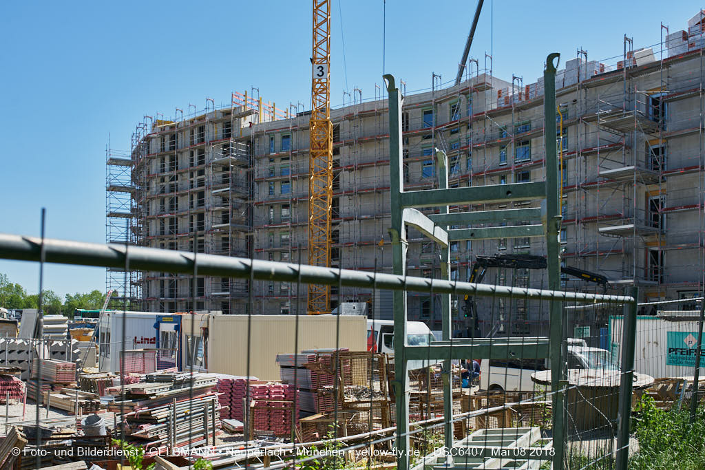 08.05.2018 - Baustelle CARL-WERY-STRASSE in Neuperlach