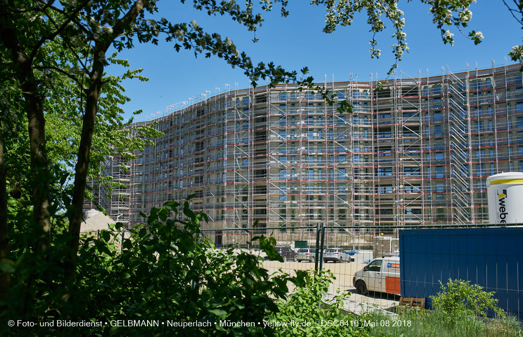 08.05.2018 - Baustelle CARL-WERY-STRASSE in Neuperlach