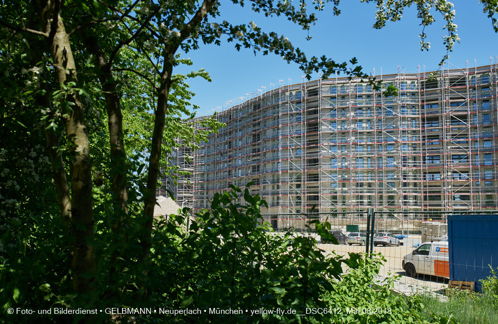 08.05.2018 - Baustelle CARL-WERY-STRASSE in Neuperlach