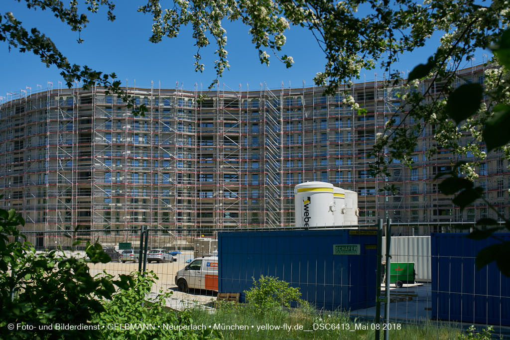 08.05.2018 - Baustelle CARL-WERY-STRASSE in Neuperlach