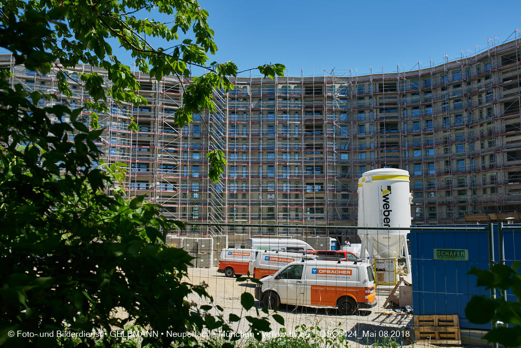 08.05.2018 - Baustelle CARL-WERY-STRASSE in Neuperlach