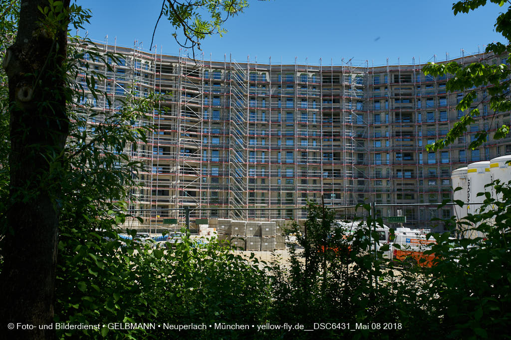 08.05.2018 - Baustelle CARL-WERY-STRASSE in Neuperlach