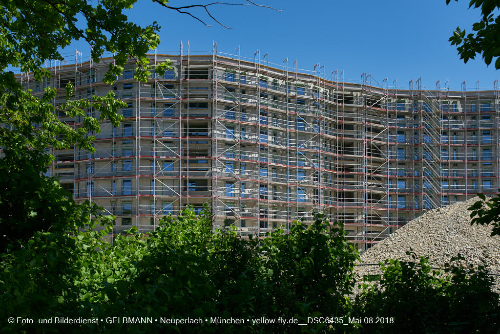 08.05.2018 - Baustelle CARL-WERY-STRASSE in Neuperlach