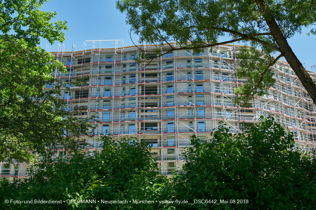 08.05.2018 - Baustelle CARL-WERY-STRASSE in Neuperlach