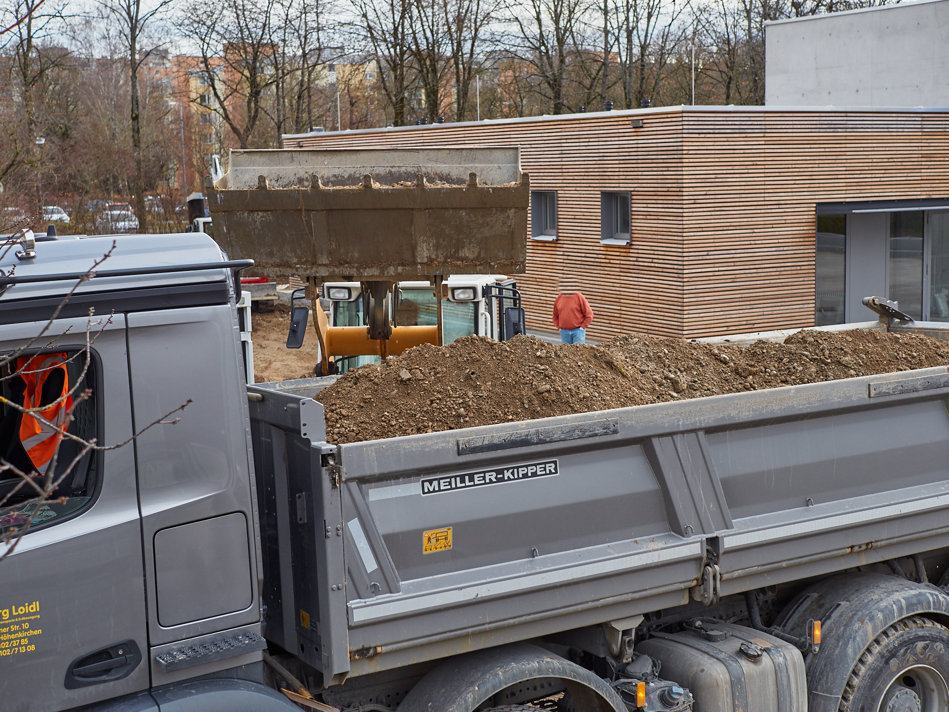 Christus-Eröser-Baustelle in Neuperlach am 07.12.2018