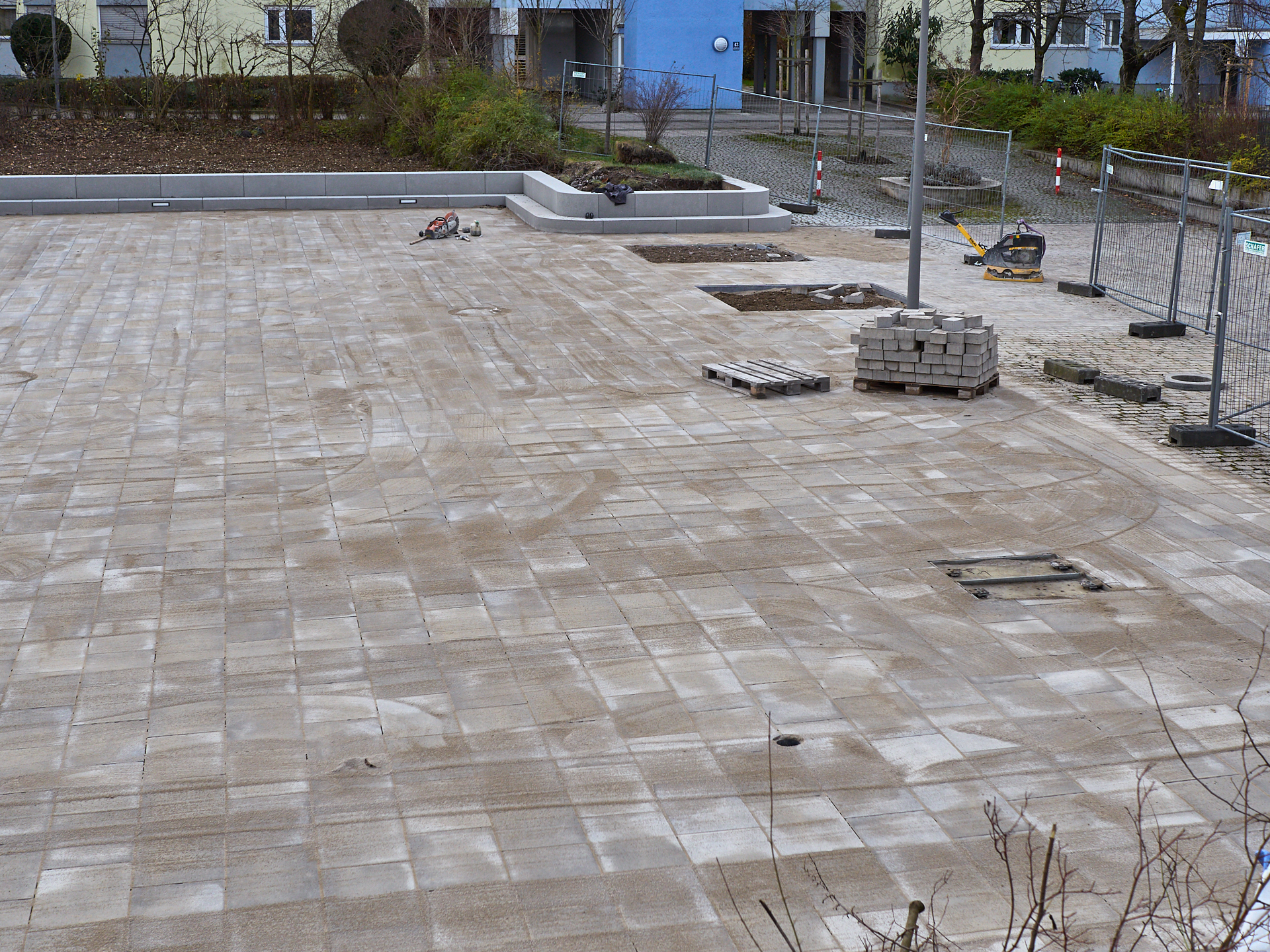 Christus-Eröser-Baustelle in Neuperlach am 07.12.2018