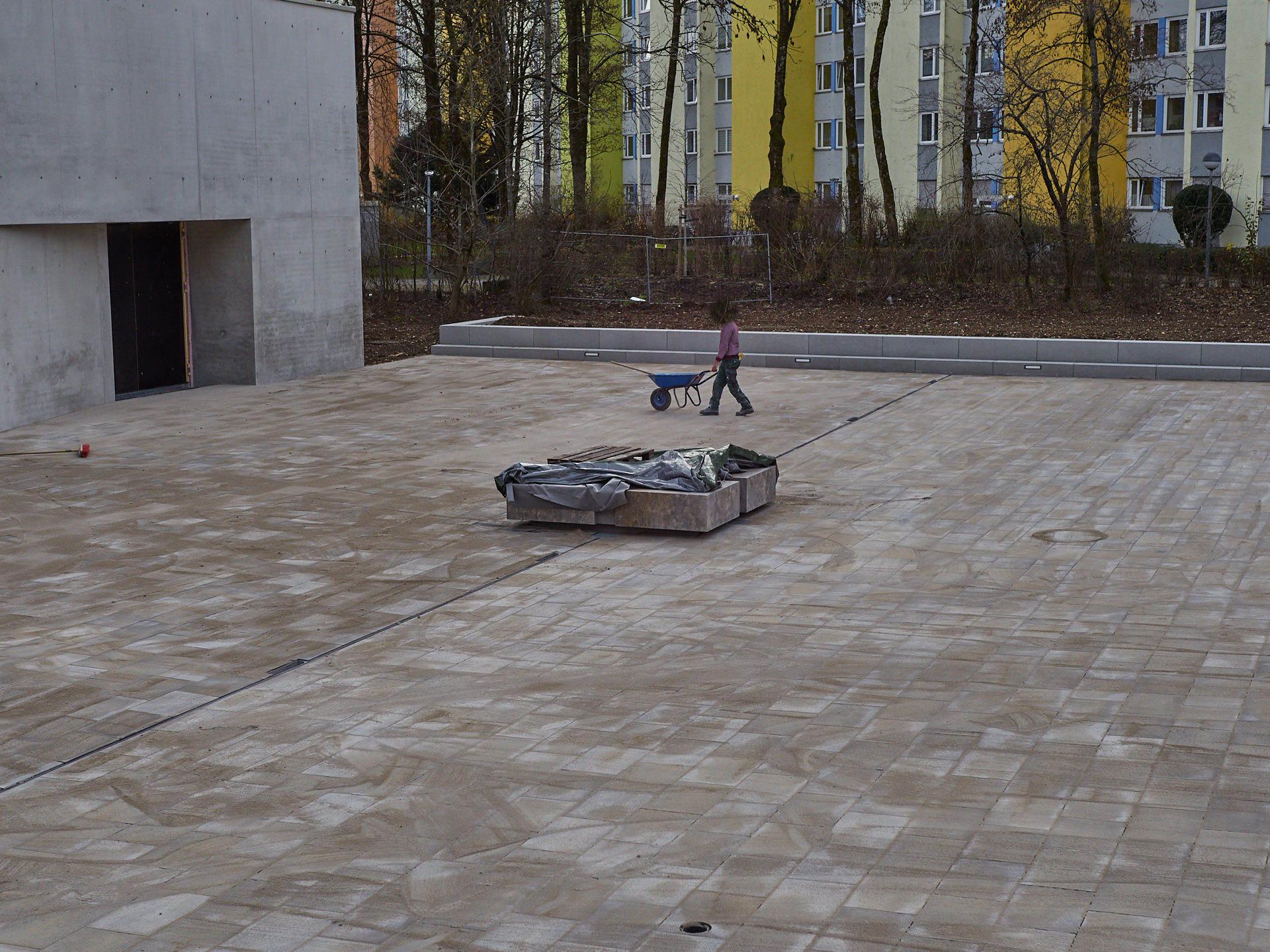 Christus-Eröser-Baustelle in Neuperlach am 07.12.2018